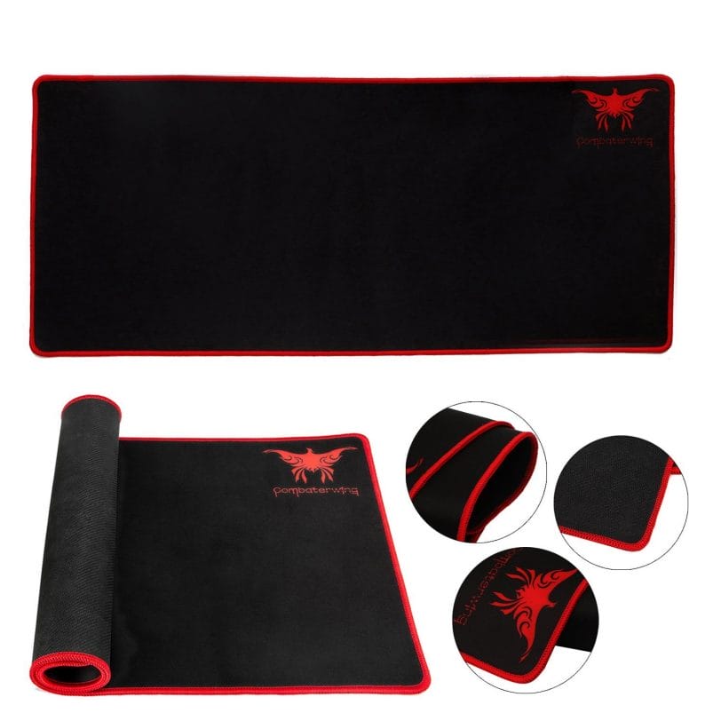 Image shows a stock image of the mouse mat, showing all the features.