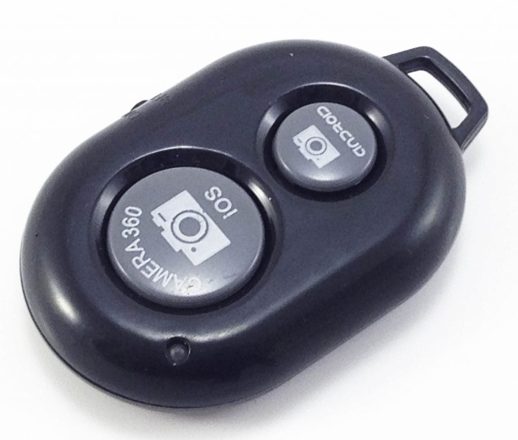 Image shows the Bluetooth Remote control.