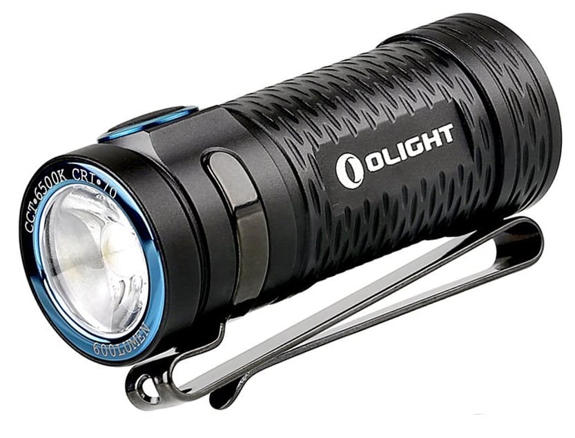 Image shows the torch on it's side.