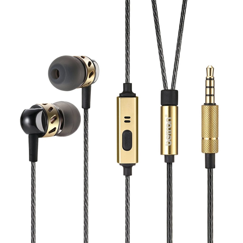 Image shows the earphones in a stock image format.