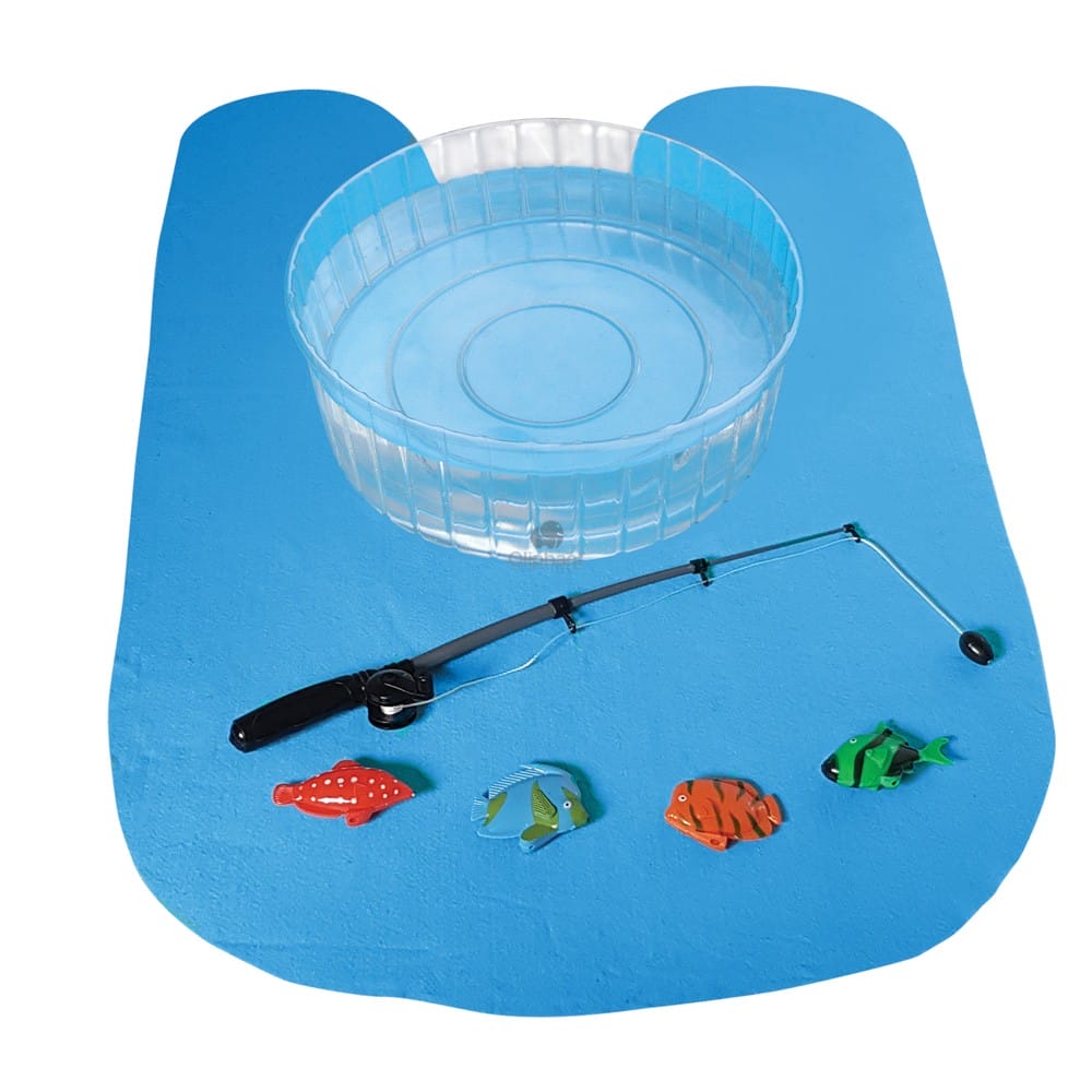 Stock image of the fishing setup.