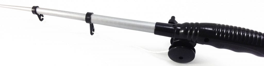 Image shows the telescopic fishing rod.