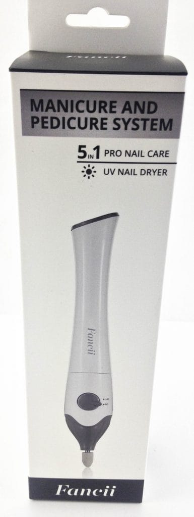 Fancii Manicure & Pedicure System Image shows the outer box.
