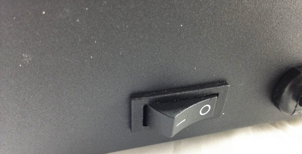 Image of the toggle power on/off switch.