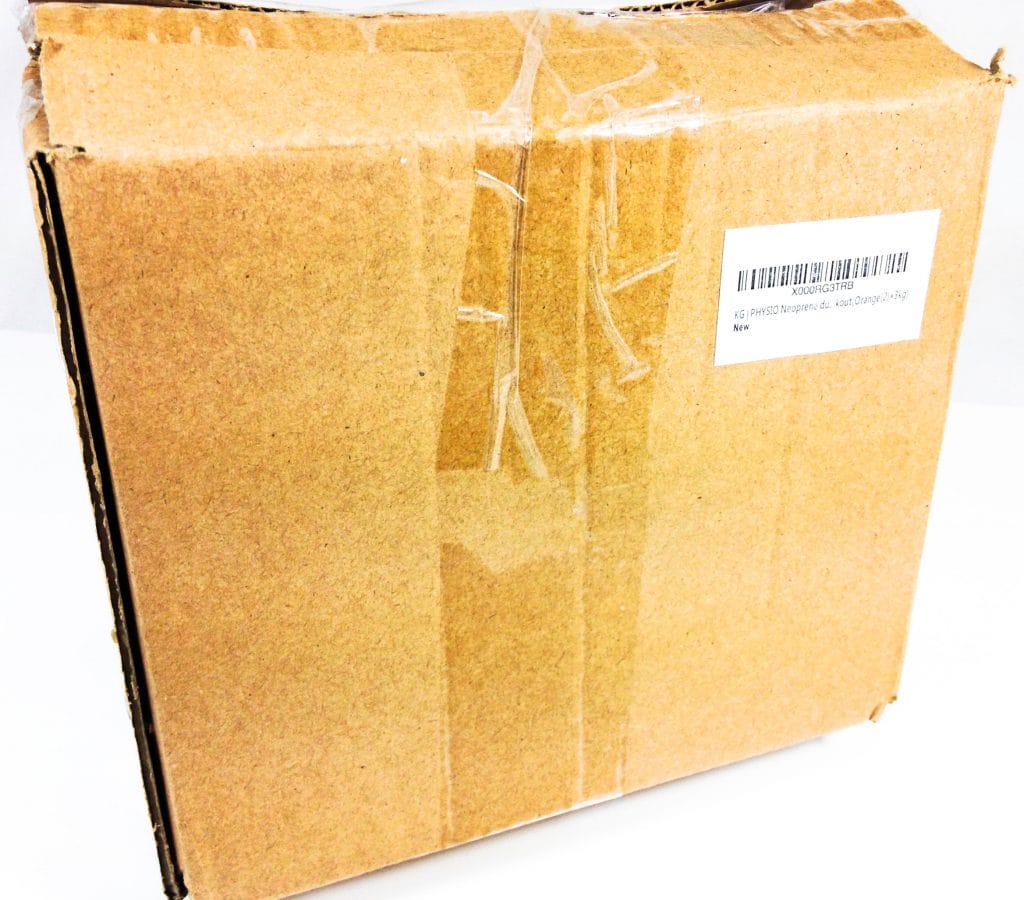 KG Physio 3KG Dumbbells Image shows the outer box for the KG Physio 3KG Dumbbells