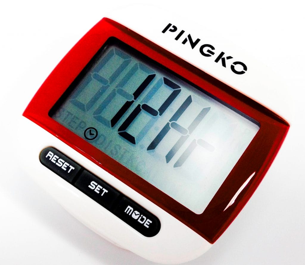 PINGKO Pedometer PK-667 Image shows the setting screen of the PINGKO Pedometer PK-667.