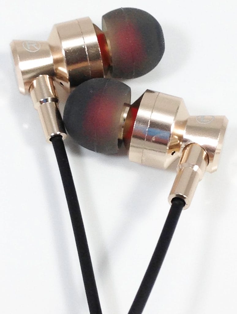 Image shows the earphones side by side.