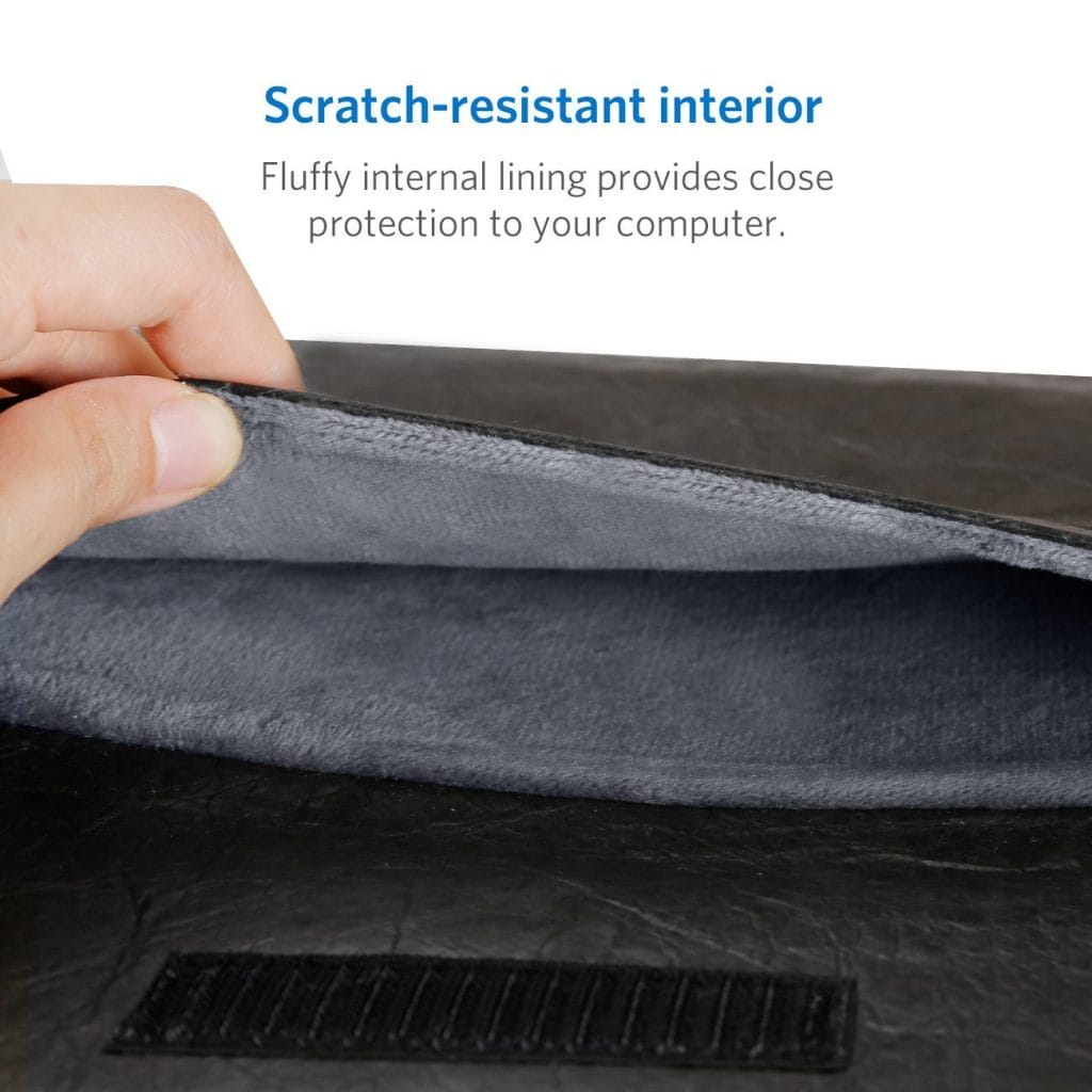Image shows the soft, internal lining.