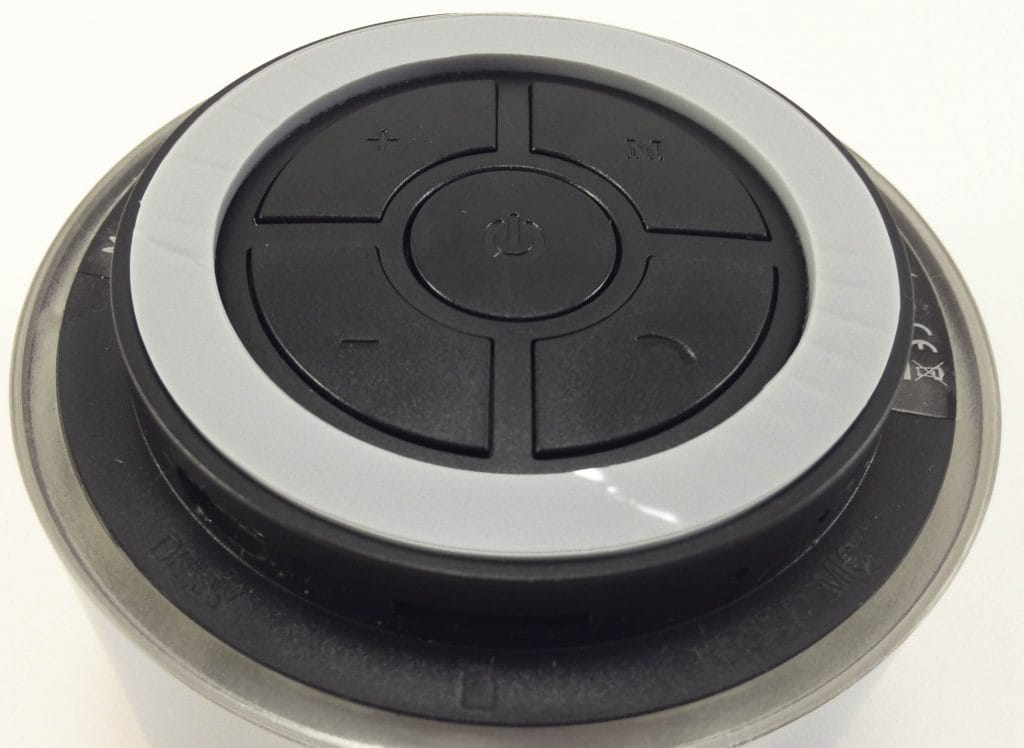 Sephia A2 Speaker Image of the user control button on the underside.