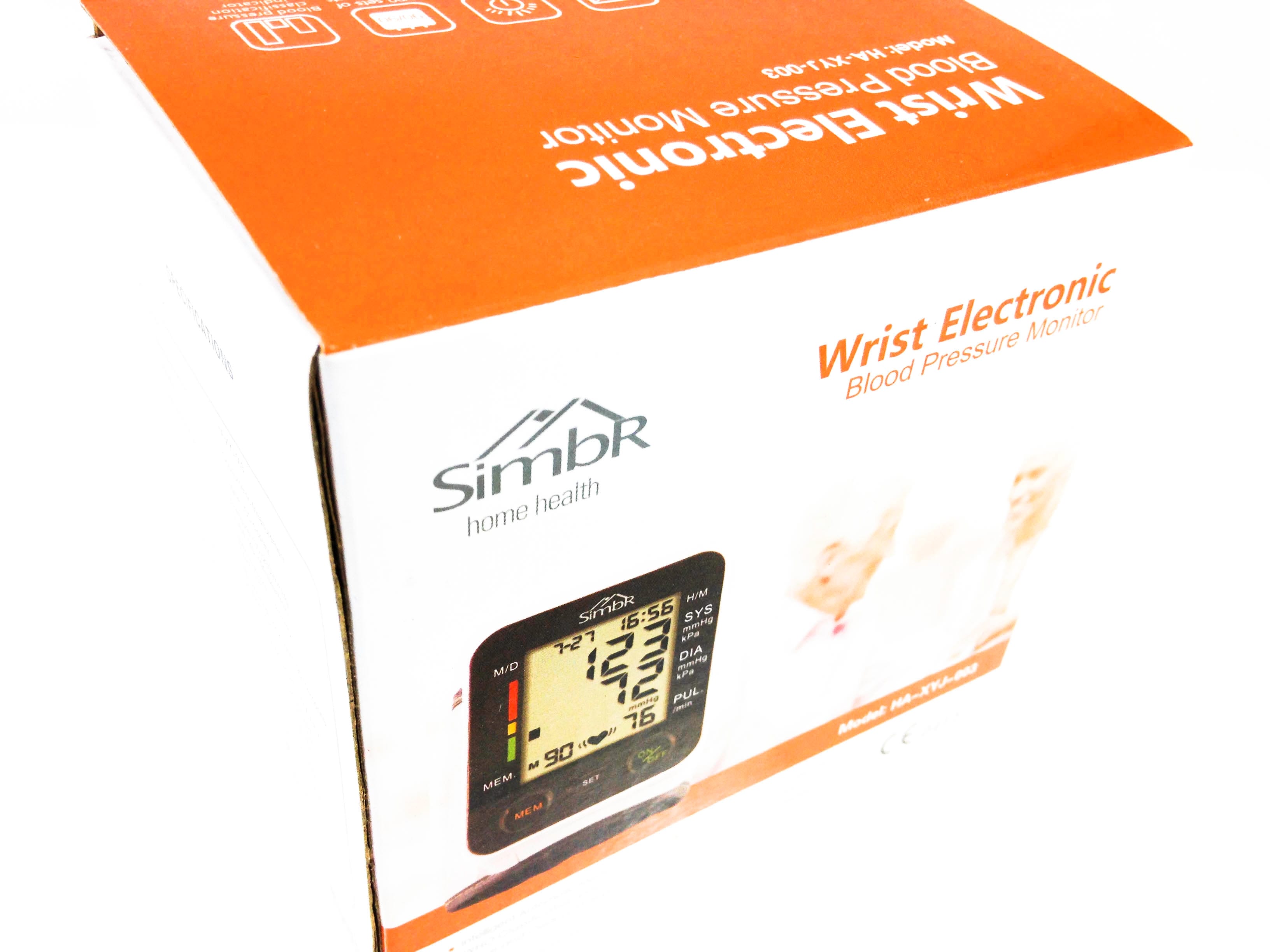 SIMBR Wrist Blood Pressure Monitor Convenient Home Monitoring My