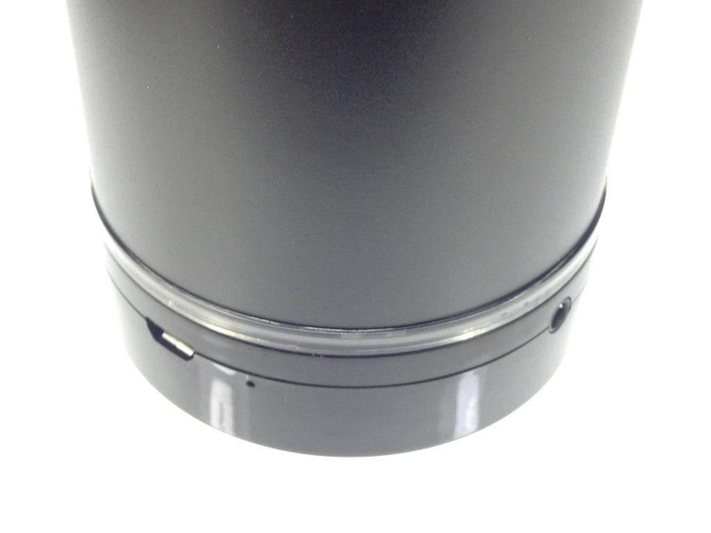 Image shows the Micro USB port.