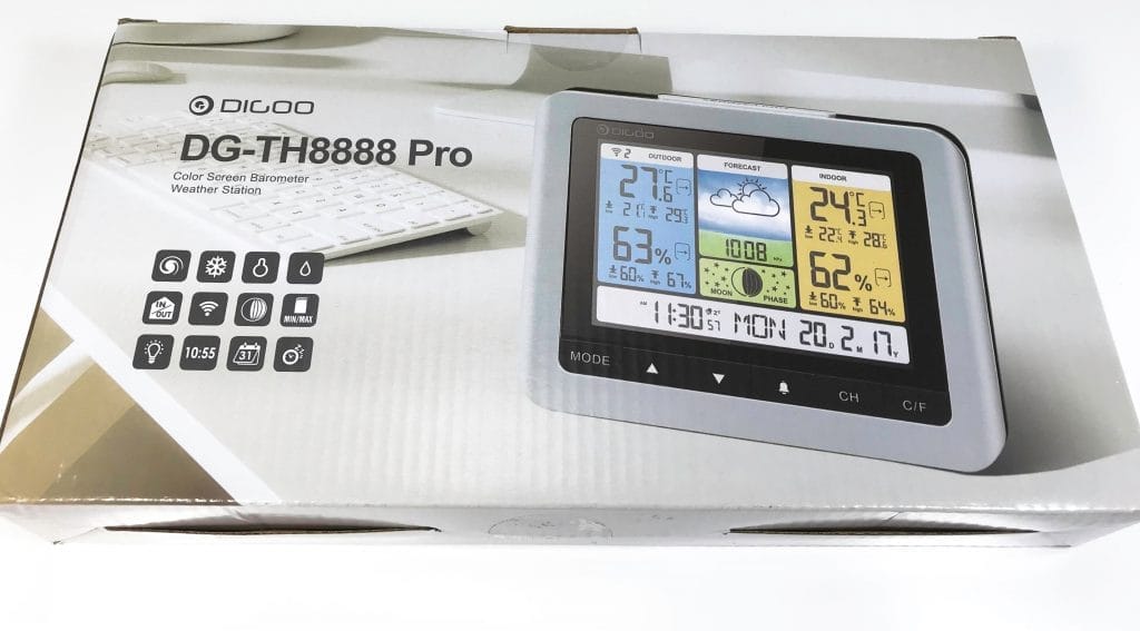 DIGOO Wireless Weather Station packaging image