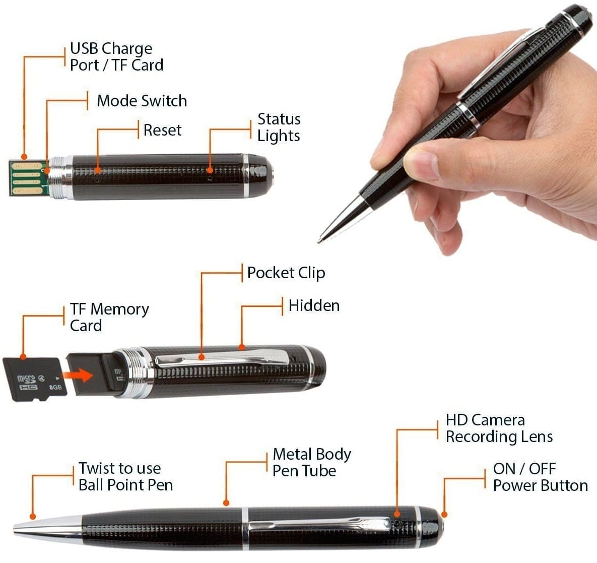 Hd spy hot sale pen