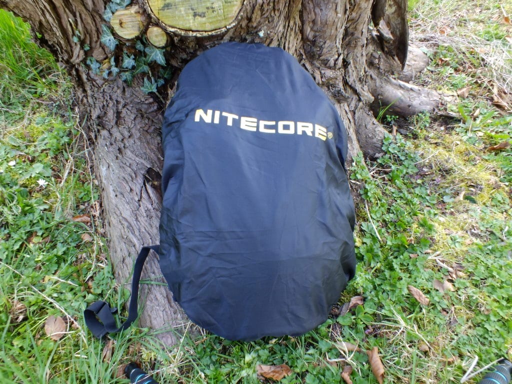 The rain cover that comes with the BP20