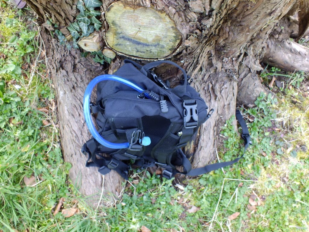 The hydration bladder inside the BP20