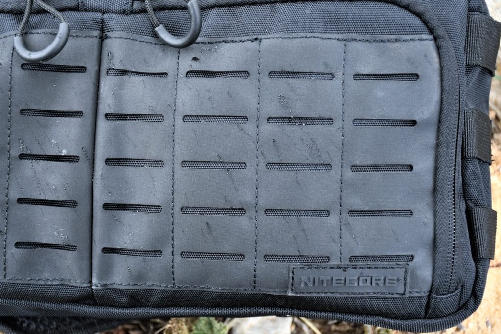 This is what makes the NEB10 different - the strong Hypalon synthetic rubber MOLLE platform