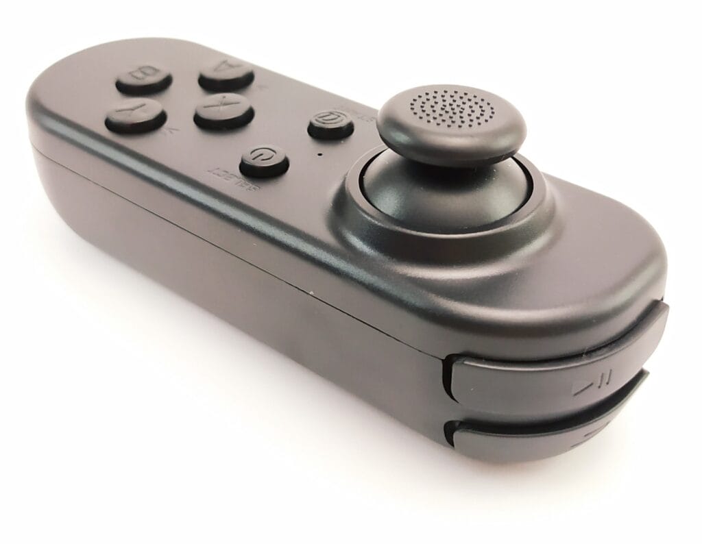 Image shows the DESKTEK remote control.