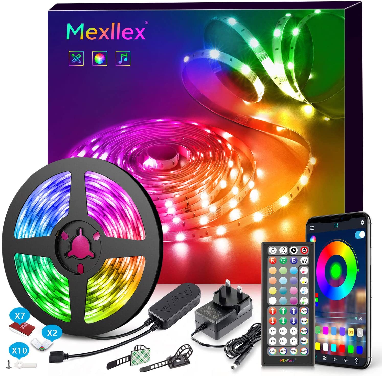 Mexllex LED Strip Light - My Helpful Hints® Product Review