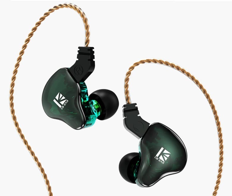 Image shows the earphones in a stock image fashion.