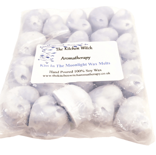 Image shows the outer packaging for the Kitchen Witch Aromatherapy Wax Melts.