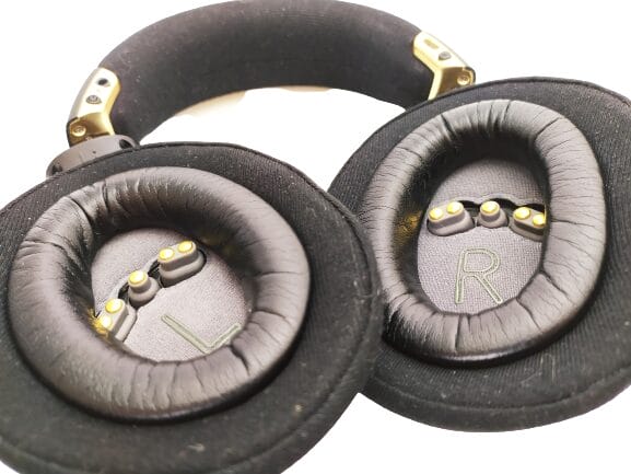 Image shows the EEG sensors.