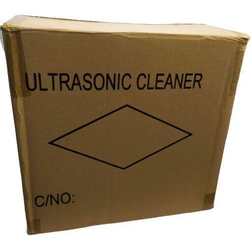 Image shows a plain cardboard box.