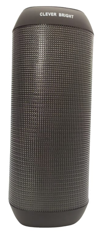 Image shows the CLEVER BRIGHT Speaker in an upward position.