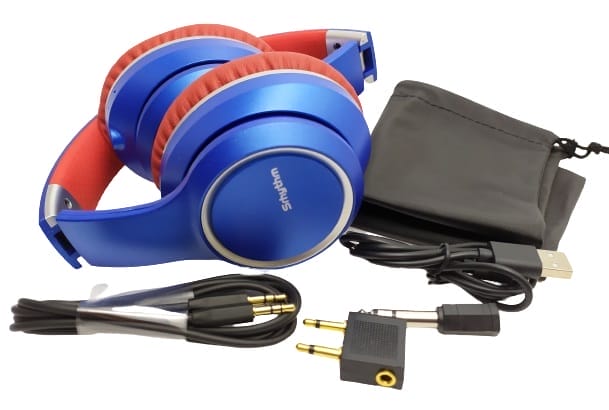 Image shows the included contents in laid out position.