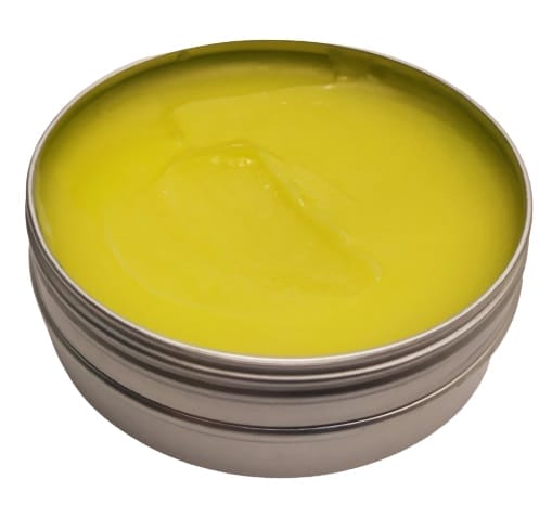 Image shows the moisturiser, it's yellow in colour.