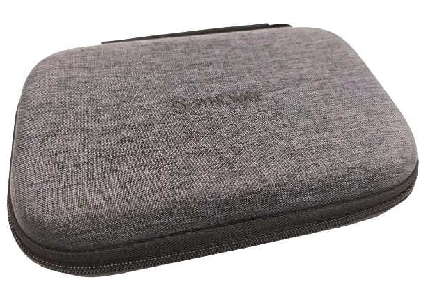 Image shows the case, zipped up.