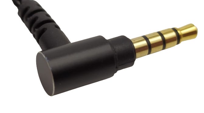 Image shows the angled jack plug.