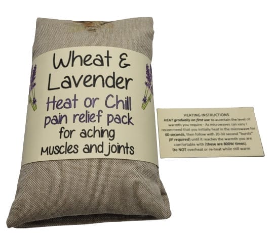 Image shows the included contents of a wheat pack and user guide.