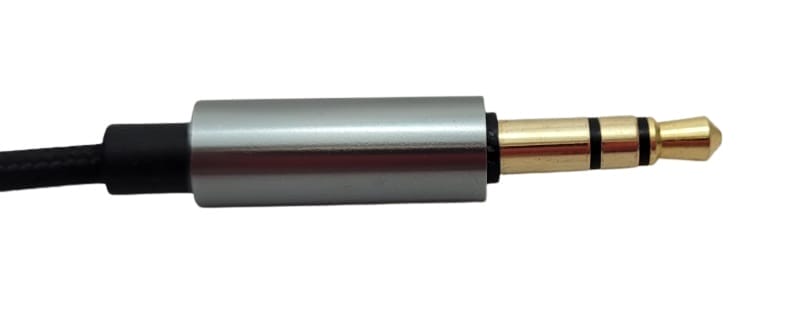 Image shows the jack plug for the earphones.