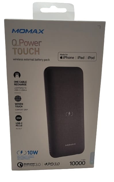 Image shows the outer box of the power bank.