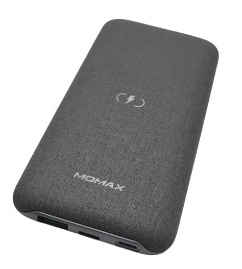 Image shows the power bank in a laid out position.