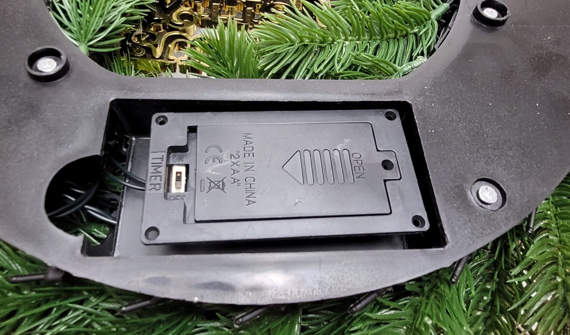 Image shows the battery box.
