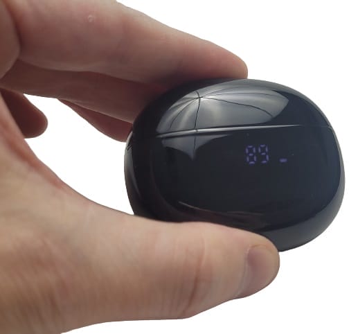 Image shows the battery level remaining of the case.