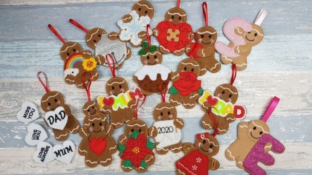 Gingerbread Christmas Ornaments