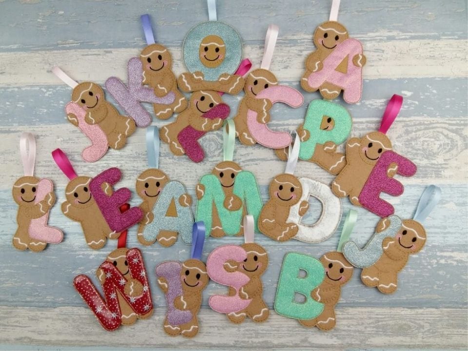 Gingerbread Personalised Christmas Ornaments