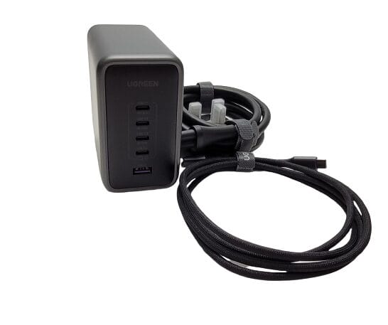 Image shows the included contents in a laid out position. 