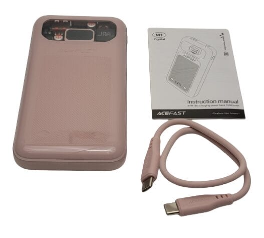 Image shows the included contents in a laid out position.