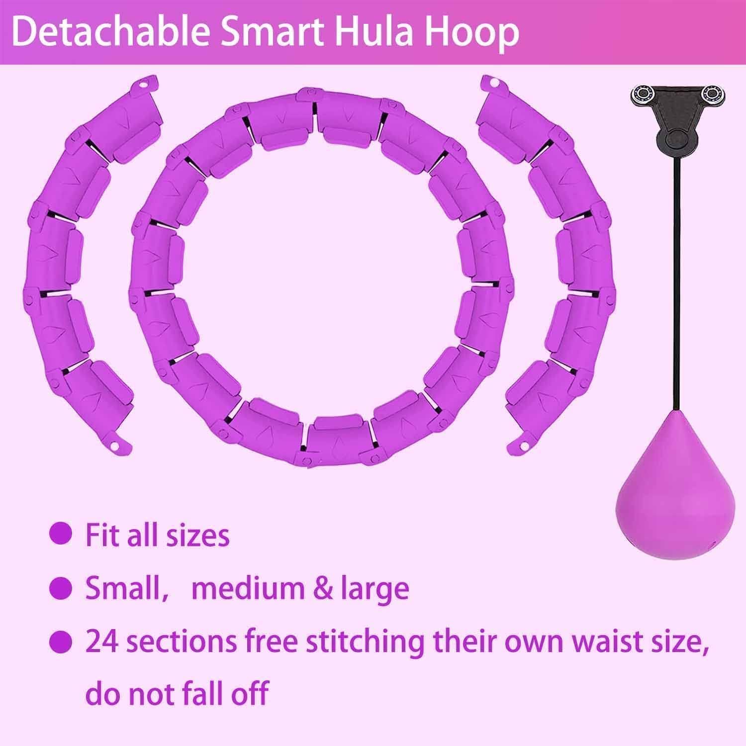 Image shows the links of the hula hoop.