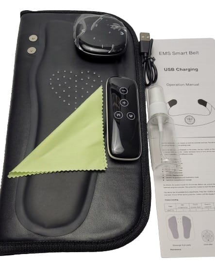 Yonars Electric Foot Massager Image shows the included contents of the foot massager.