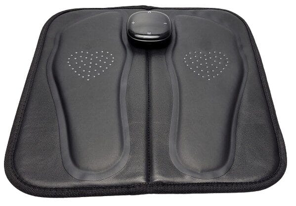 Image shows the massage pad all ready for use.