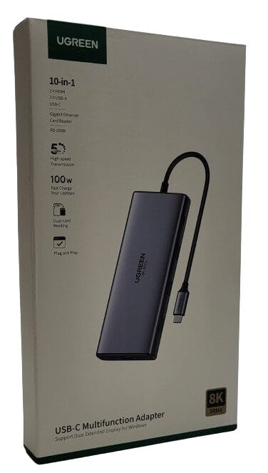 Image shows the outer box of the Revodok Pro 210.