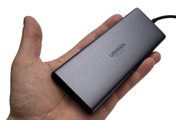 UGREEN Revodok Pro 210 Image shows the Revodok in my left hand.