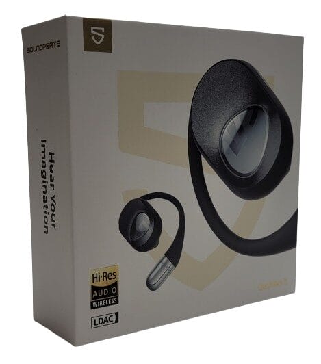 Image shows the outer box of the earbuds.