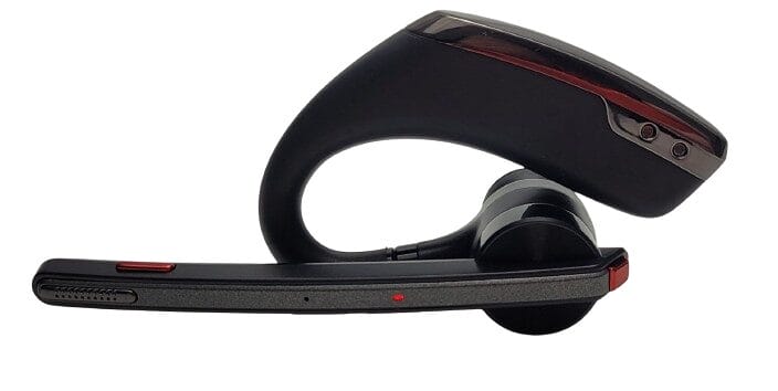 Image shows the sideway view of the New Bee M51 Headset.