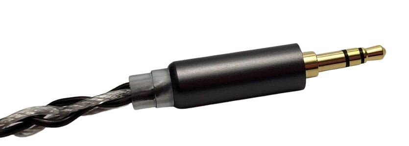 Image shows the gold-plated jack plug.