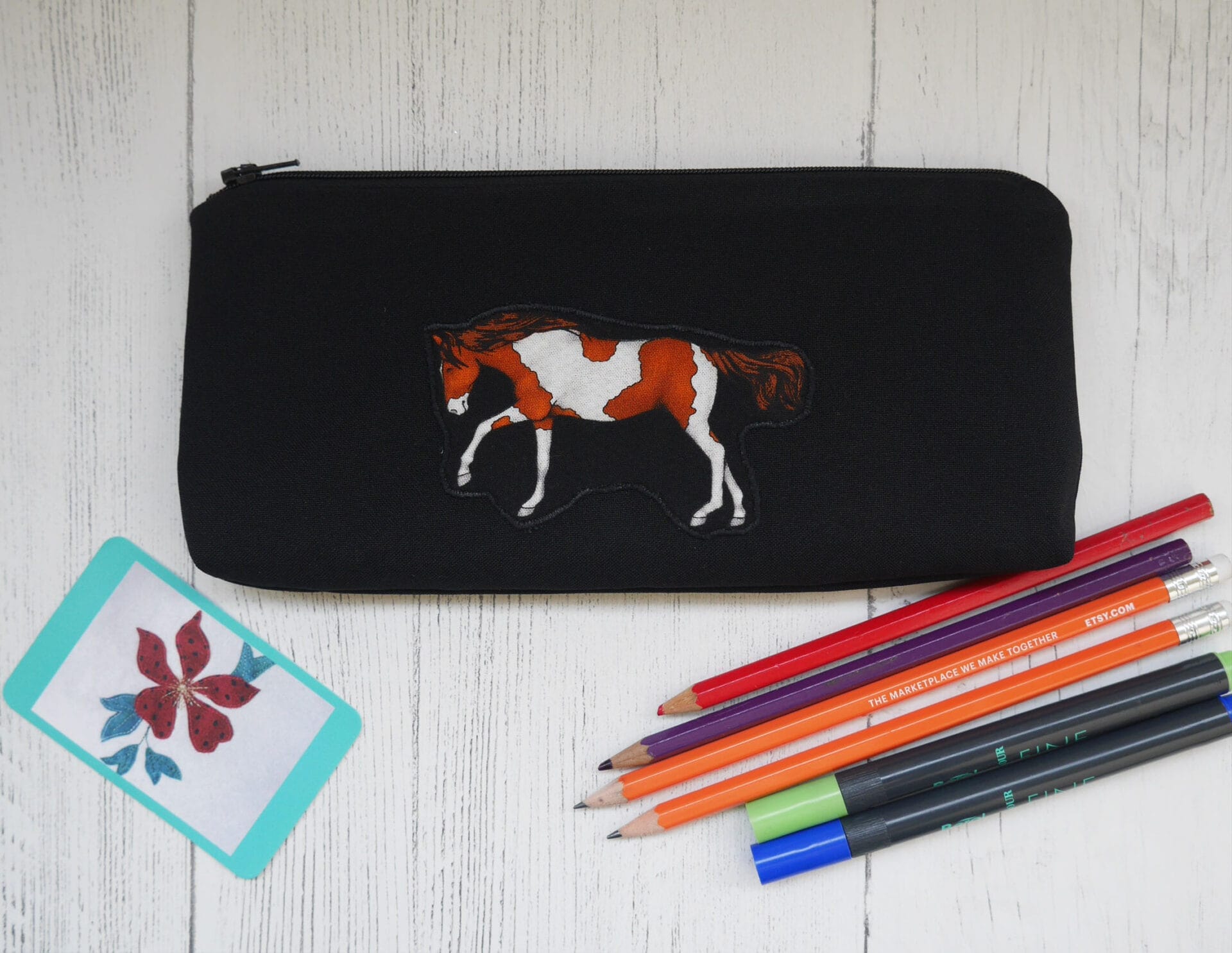 Black-horse-pencil-case-3